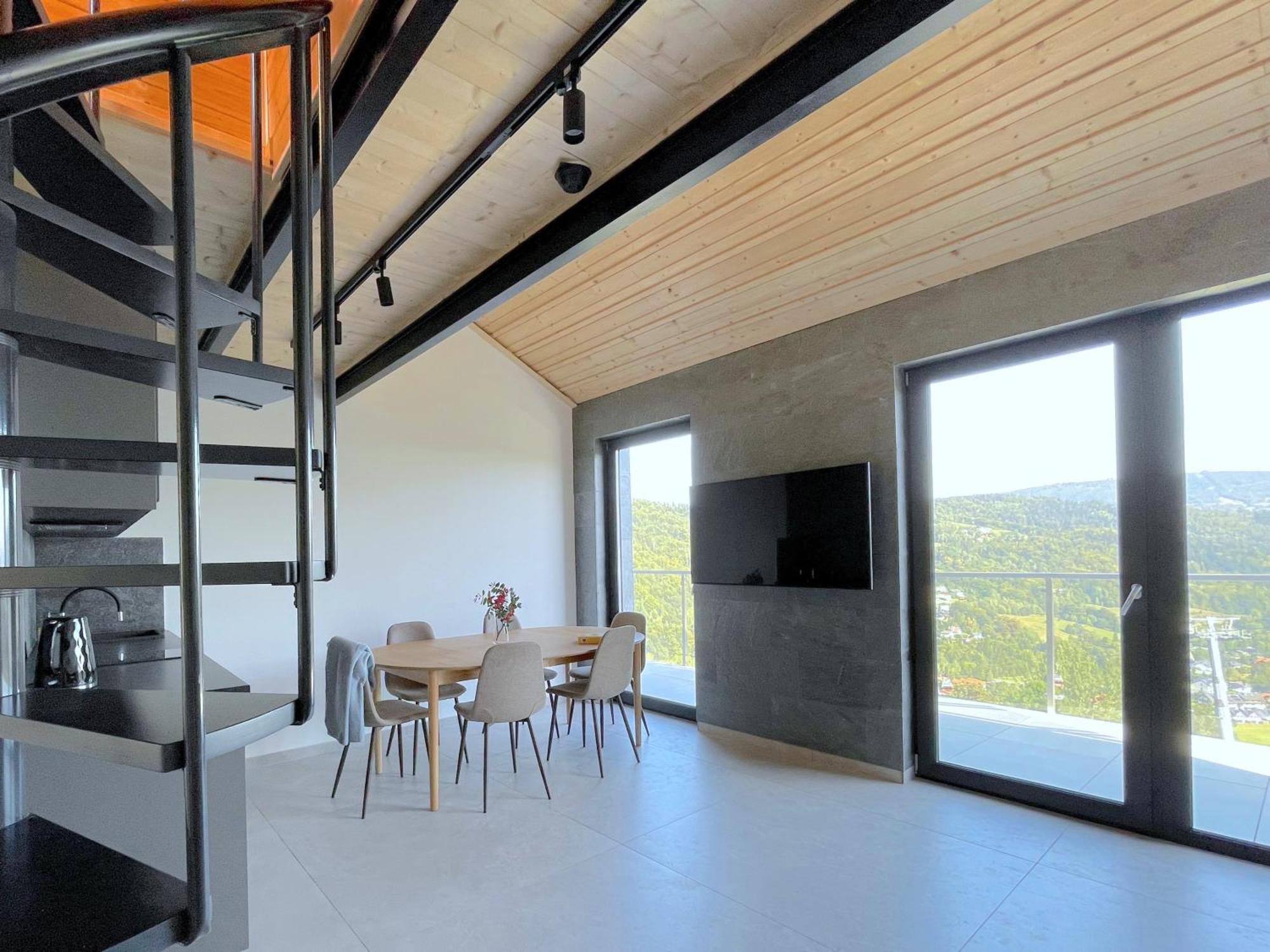 Owysoko - Apartamenty Z Widokiem 200 M Od Tras Szczyrk Mountain Resort Zimmer foto