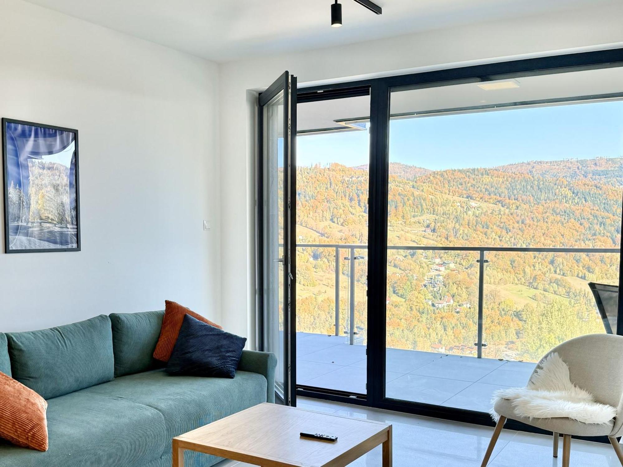Owysoko - Apartamenty Z Widokiem 200 M Od Tras Szczyrk Mountain Resort Zimmer foto