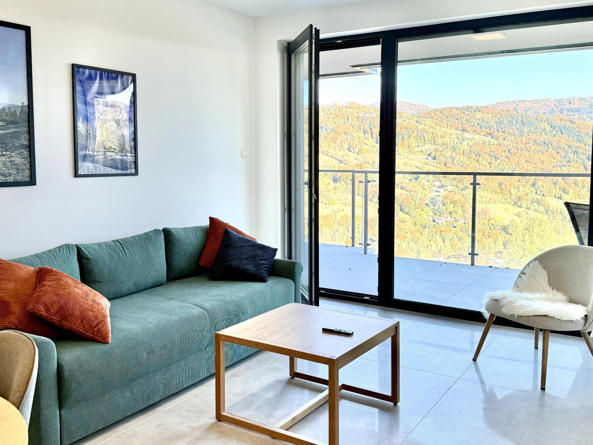 Owysoko - Apartamenty Z Widokiem 200 M Od Tras Szczyrk Mountain Resort Zimmer foto